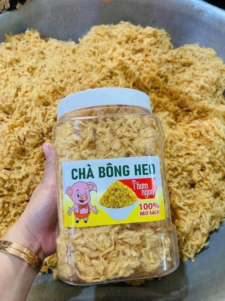 26488_z6819450584399-93b614ec279e765fe835a8d58f5342b1_20250719162748-1.jpg Chà Bông Heo Xù 500g Thơm Ngon - CBHX500G