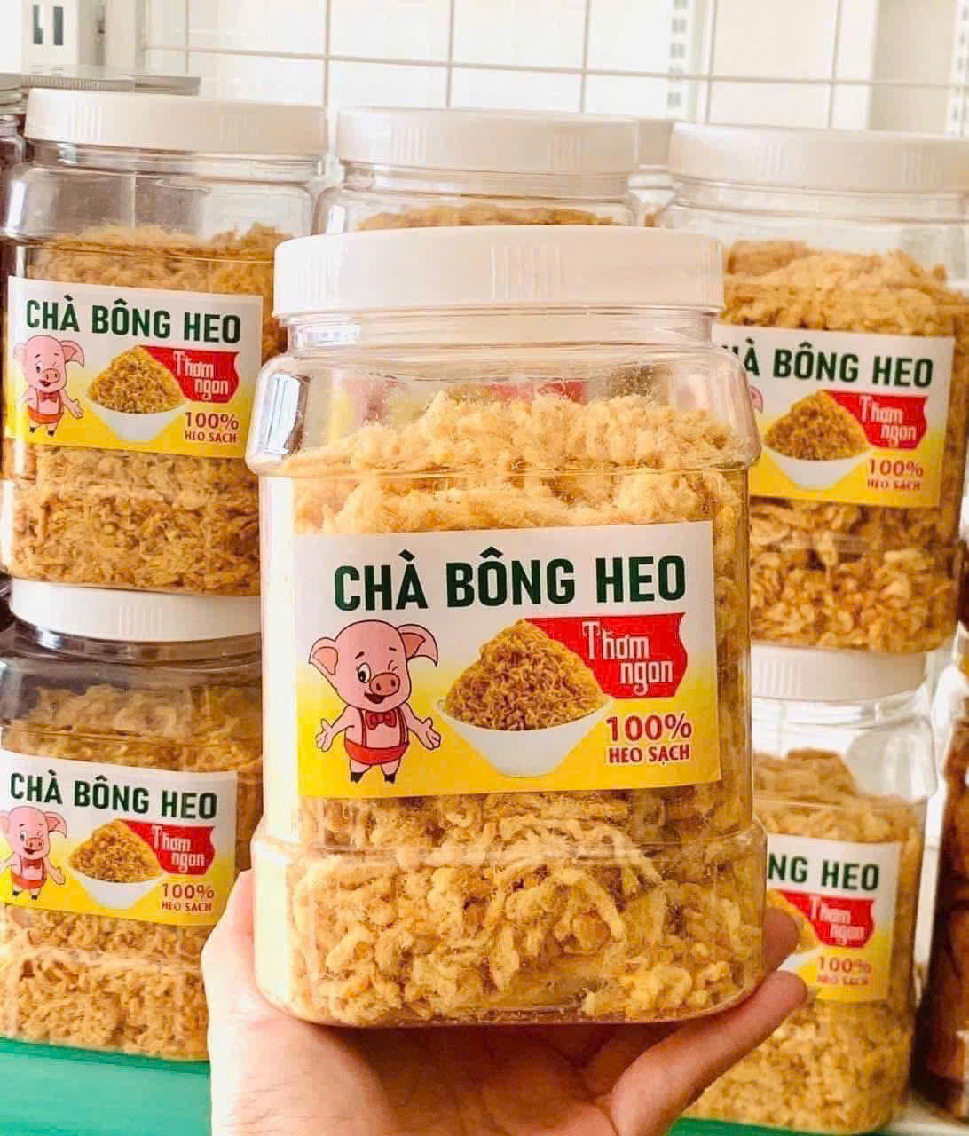 Shop sỉ chà Bông Heo Xù 500g Thơm Ngon Shop sỉ chà Bông Heo Xù 500g Thơm Ngon