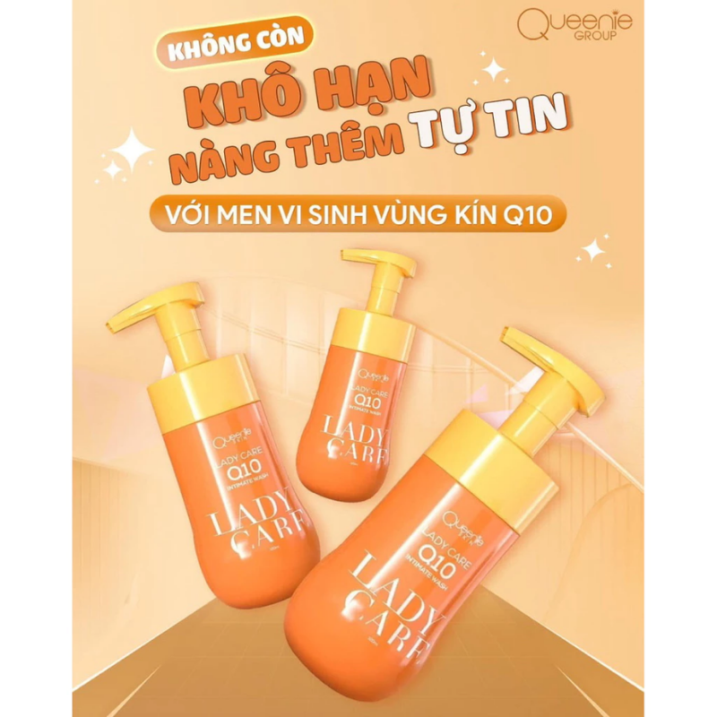 26497_21_20250723104204-2.png Dung Dịch Vệ Sinh Phụ Nữ Lady Care Q10 Queenie Skin 120ml - Hỗ Trợ Cấp Ẩm Làm Sạch Dịu Nhẹ - 8938513314333