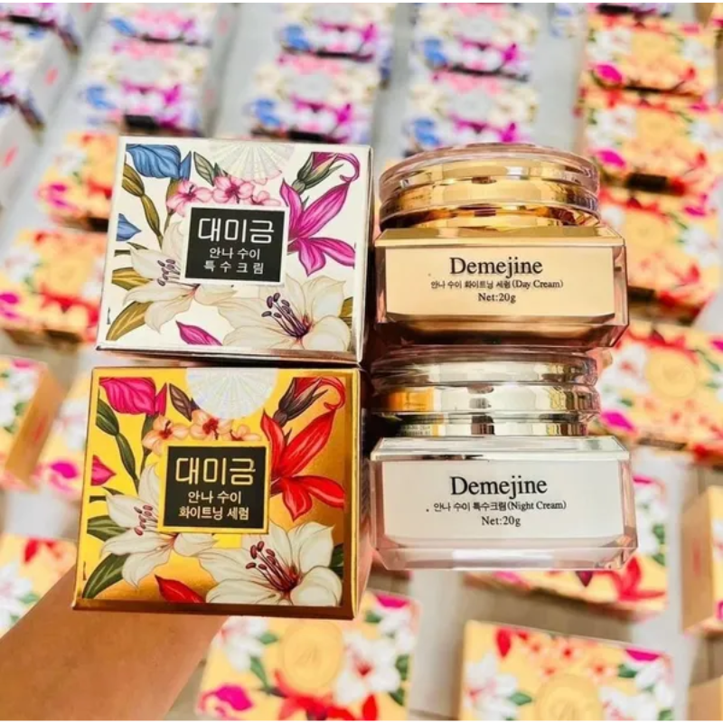 Kem Face Demejine Ban Ngày Tem Vuông 20g Công Nghệ Hàn Quốc Kem Face Demejine Ban Ngày Tem Vuông 20g Công Nghệ Hàn Quốc