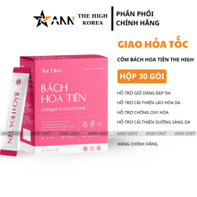 Cốm Bách Hoa Tiên Collagen & Glutathione The High - Hộp 30 Gói - 8938524466366THEHIGH