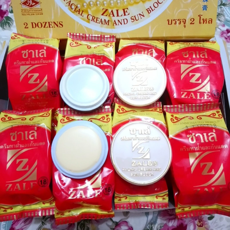 Mua sỉ combo 2 Hộp Kem Dưỡng Da Mặt Zale Thái Lan 3g/Hộp Mua sỉ combo 2 Hộp Kem Dưỡng Da Mặt Zale Thái Lan 3g/Hộp
