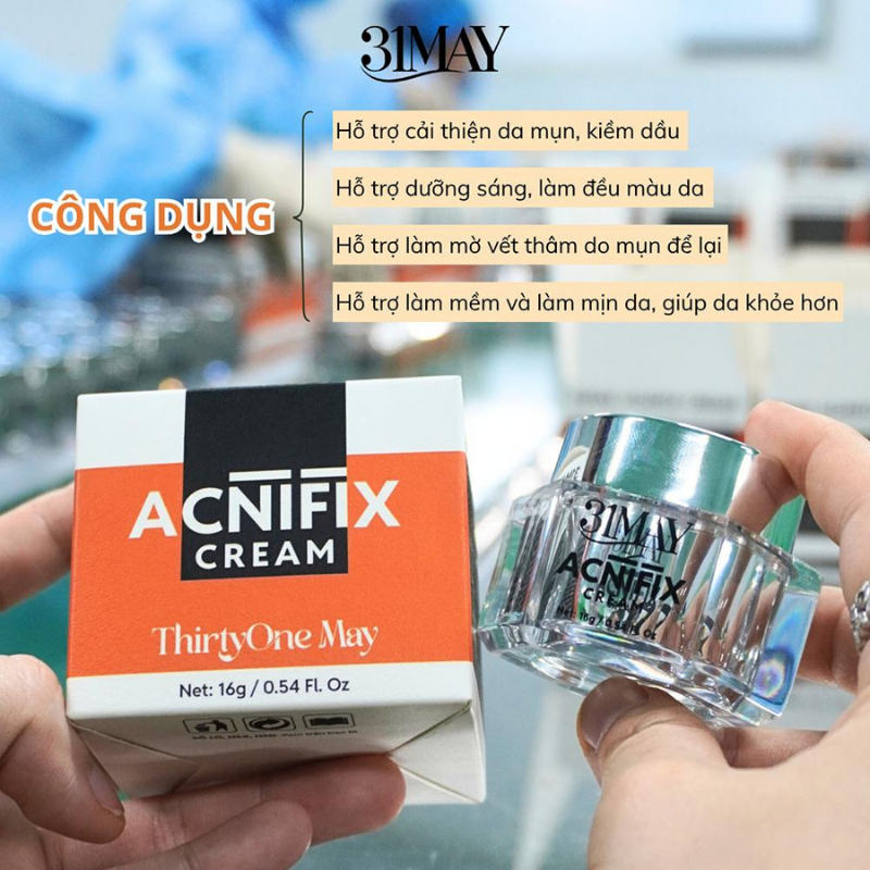 26562_49_20250811145948-10.png Combo Kem Mụn 31may Acnifix 15g & Serum Mụn 31may Acnidrop 10ml & Sữa Rửa Mặt 31may Hydra Cleanser 100ml - Mỹ Phẩm Thirty One May - CB3MUN31MAY