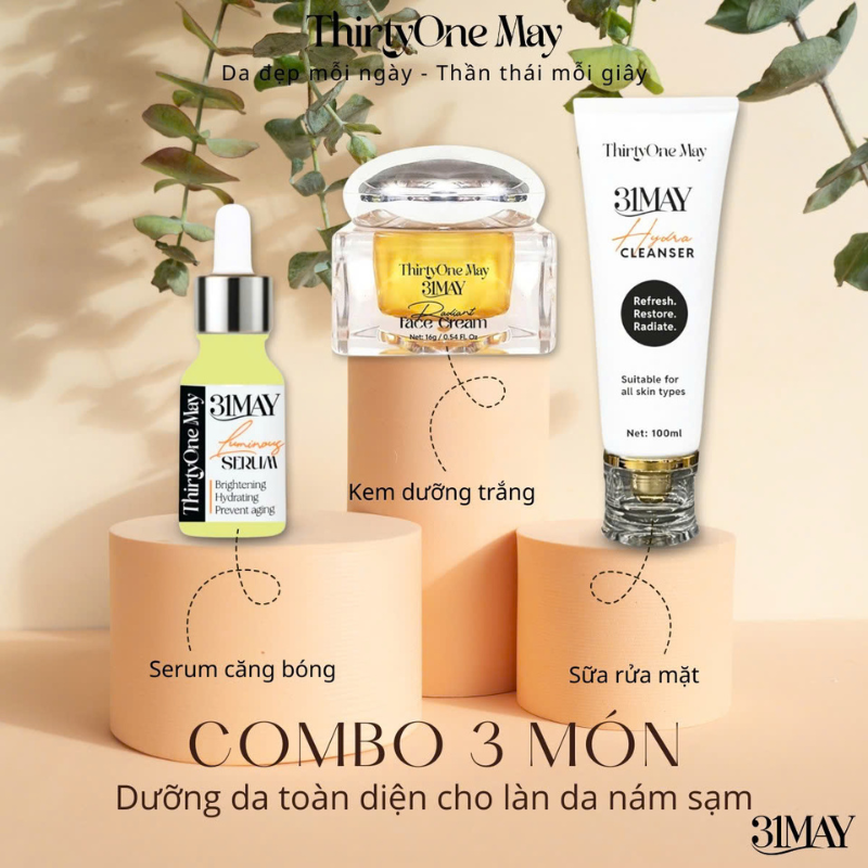 26563_23_20250811164417-8.png Combo Kem Nám 31may 16g & Serum Cang Bóng 31may Acnidrop 10ml & Sữa Rửa Mặt 31may Hydra Cleanser 100ml - Mỹ Phẩm Thirty One May - CB3NAM31MAY