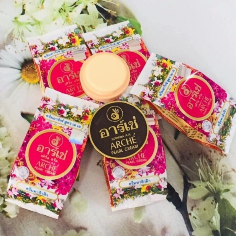 26571_16_20250816120830-1.png Combo 2 Hộp Kem Face Sâm Dưỡng Sáng Da Mặt Arche Pearl Cream AC Thái Lan 5g/hộp - 8850252030049