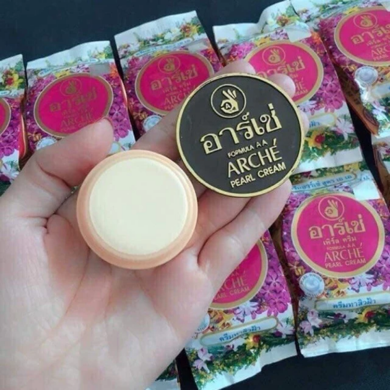 Combo 2 Hộp Kem Face Sâm Dưỡng Sáng Da Mặt Arche Pearl Cream AC Thái Lan 5g/hộp Combo 2 Hộp Kem Face Sâm Dưỡng Sáng Da Mặt Arche Pearl Cream AC Thái Lan 5g/hộp