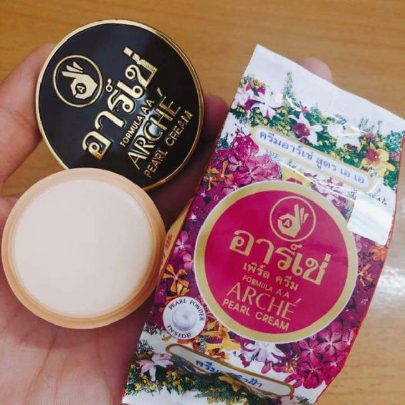 26571_8_20250816120829-1.png Combo 2 Hộp Kem Face Sâm Dưỡng Sáng Da Mặt Arche Pearl Cream AC Thái Lan 5g/hộp - 8850252030049