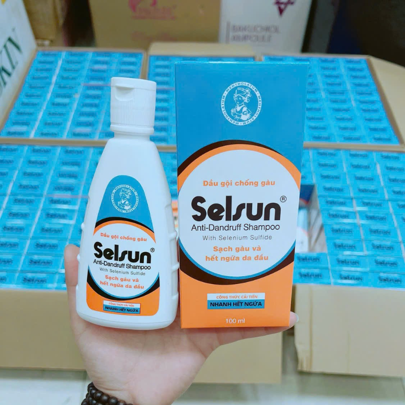 Dầu Gội Chống Gàu Selsun Anti-Dandruff 100ml - Dầu Gội Giảm Gàu Selsun