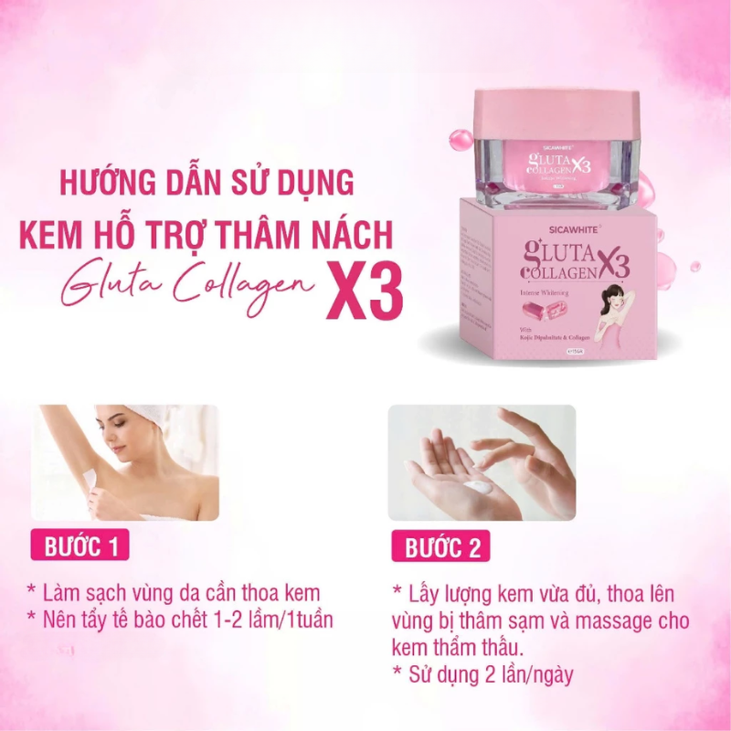 26657_8_20250901161022-1.png Kem Thâm Nách Gluta Collagen x3 Sica White 10g - 8936226110860