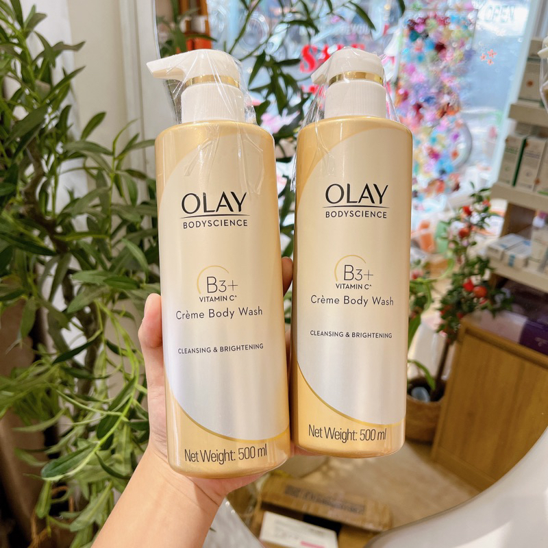 Sữa Tắm Dưỡng Sáng Da Olay B3+ Vitamin C Màu Trắng 500ml Sữa Tắm Dưỡng Sáng Da Olay B3+ Vitamin C Màu Trắng 500ml