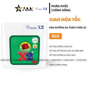 Kem Dưỡng Sáng Da Toàn Thân Cream X2 Đăng Dương 80g - 8936061330881