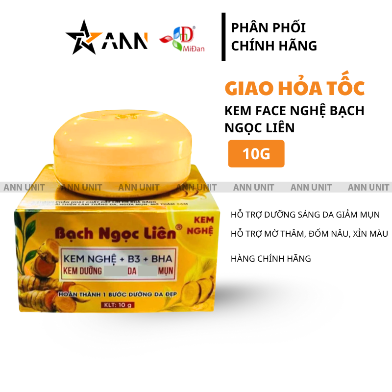 Kem Face Nghệ Bạch Ngọc Liên 10g