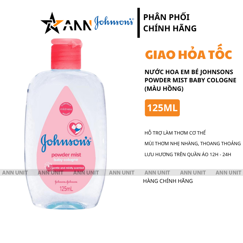 Giá sỉ nước Hoa Em Bé Johnsons Powder Mist Baby Cologne Màu Hồng 125ml Hương Thơm Nhẹ Nhàng Thoang Thoảng Giá sỉ nước Hoa Em Bé Johnsons Powder Mist Baby Cologne Màu Hồng 125ml Hương Thơm Nhẹ Nhàng Thoang Thoảng