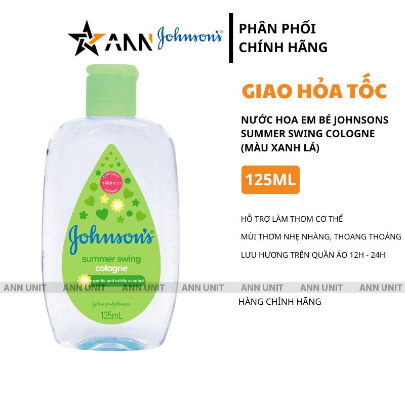 Shop sỉ nước Hoa Em Bé Johnsons Summer Swing Baby Cologne Màu Hồng 125ml Hương Thơm Nhẹ Nhàng Thoang Thoảng Shop sỉ nước Hoa Em Bé Johnsons Summer Swing Baby Cologne Màu Hồng 125ml Hương Thơm Nhẹ Nhàng Thoang Thoảng