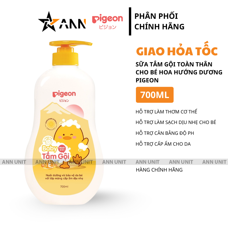 26715_2_20250906163212-1.png Sữa Tắm Gội Toàn Thân Cho Bé Hương Hoa Hướng Dương Pigeon 700ml - 8935103705205