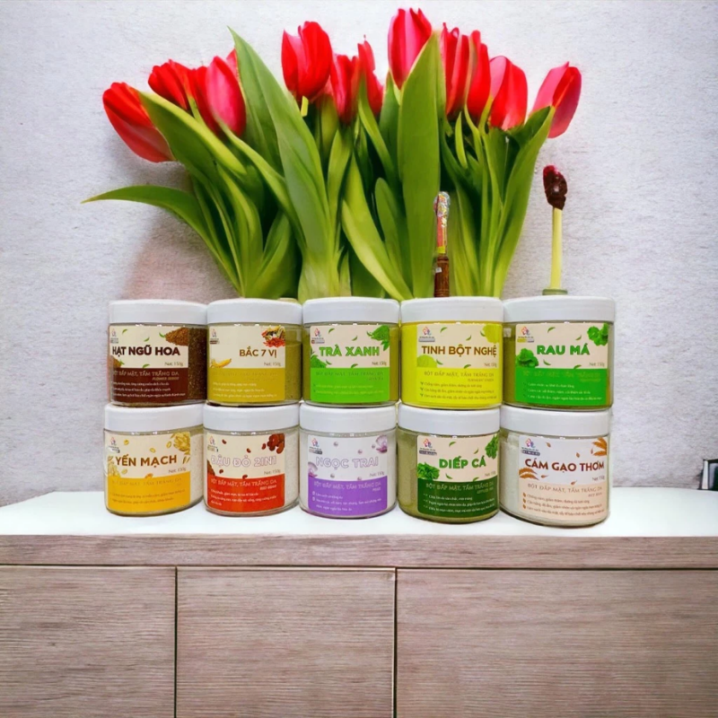 Shop sỉ bột Đắp Mặt Tắm Trắng Da Trà Xanh Nguyên Chất T&T Beauty 150g/Hộp Shop sỉ bột Đắp Mặt Tắm Trắng Da Trà Xanh Nguyên Chất T&T Beauty 150g/Hộp