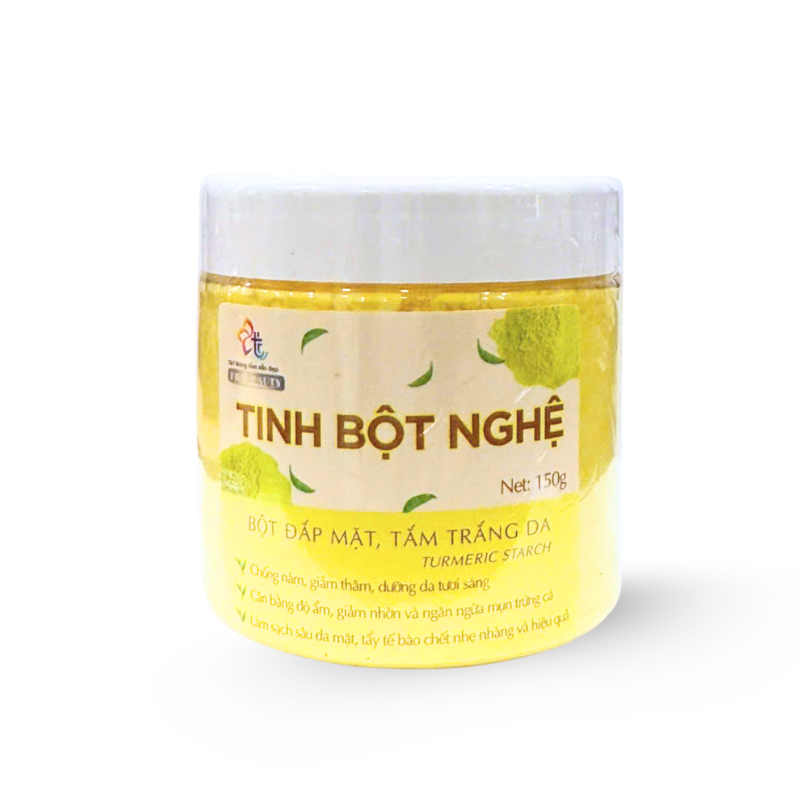 Nguồn sỉ bột Đắp Mặt Tắm Trắng Da Tinh Bột Nghệ Nguyên Chất T&T Beauty 150g/Hộp Nguồn sỉ bột Đắp Mặt Tắm Trắng Da Tinh Bột Nghệ Nguyên Chất T&T Beauty 150g/Hộp
