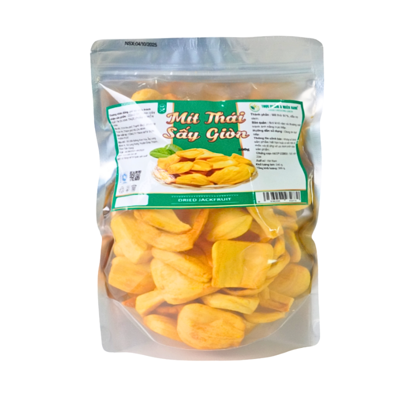 Mít Thái Sấy Giòn 300g Thơm Ngon Túi Zip Mít Thái Sấy Giòn 300g Thơm Ngon Túi Zip
