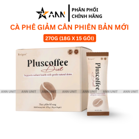 Cà Phê Giảm Cân Pluscoffee Diet 270g (18g x 15 Gói) - NGCS02