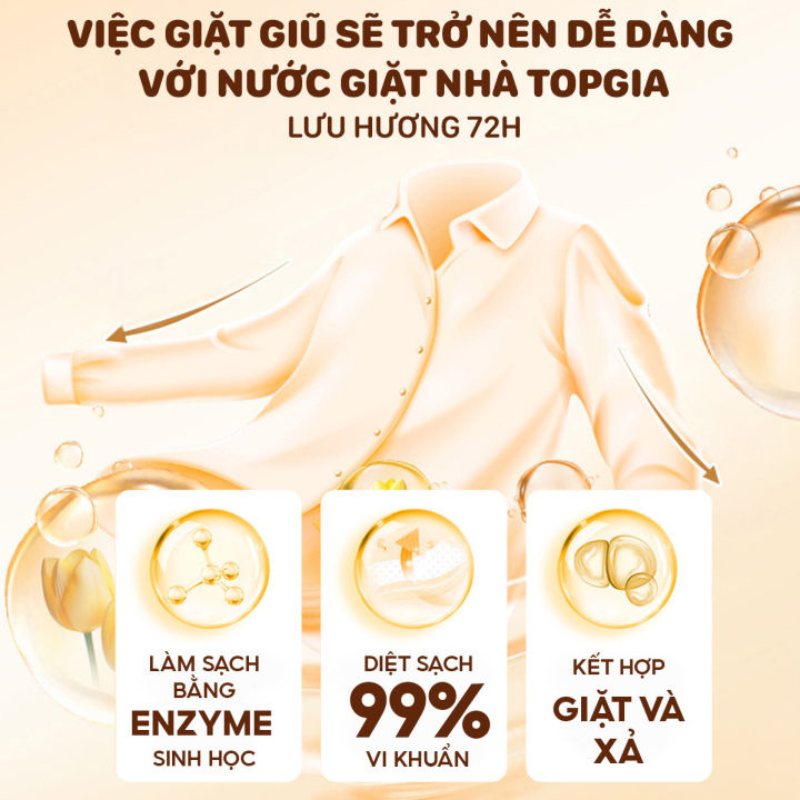 26897_8_20251016165824-1.png Combo 2 Túi Nước Giặt Xả Top Gia Hương Lavender 3in1 Dịu Nhẹ 2L/Túi - NGXQA01