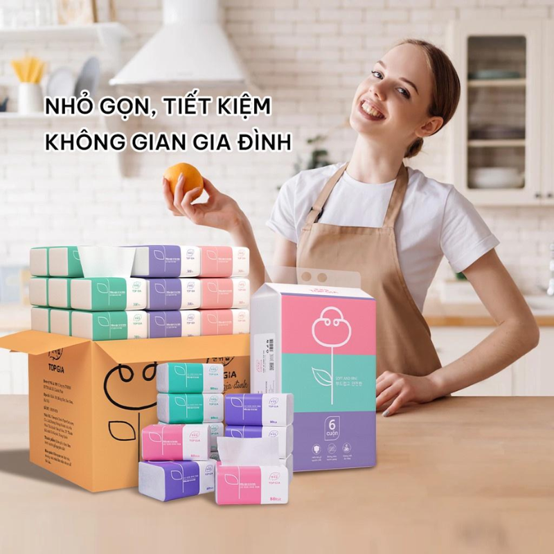 26901_16_20251017093223-1.png 1 Thùng 30 Gói Khăn Giấy Ăn 3 Màu Top Gia Loại Nhỏ - KGR14