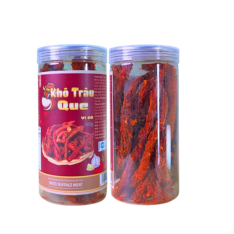 Khô Trâu Que Tẩm Vị Bò 300g Thơm Ngon Khô Trâu Que Tẩm Vị Bò 300g Thơm Ngon