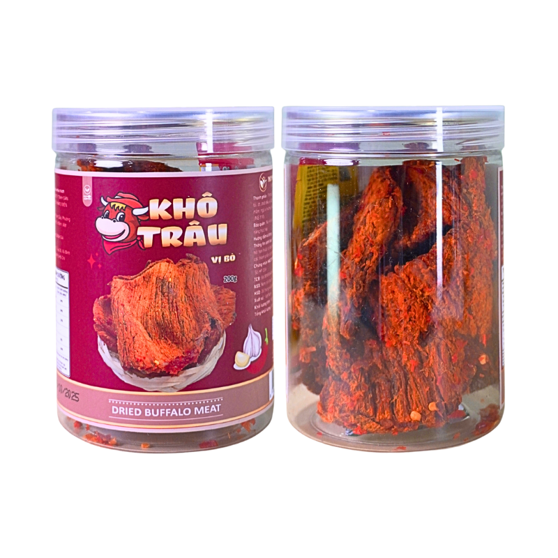 Kho sỉ khô Trâu Miếng Tẩm Vị Bò 200g Thơm Ngon Kho sỉ khô Trâu Miếng Tẩm Vị Bò 200g Thơm Ngon