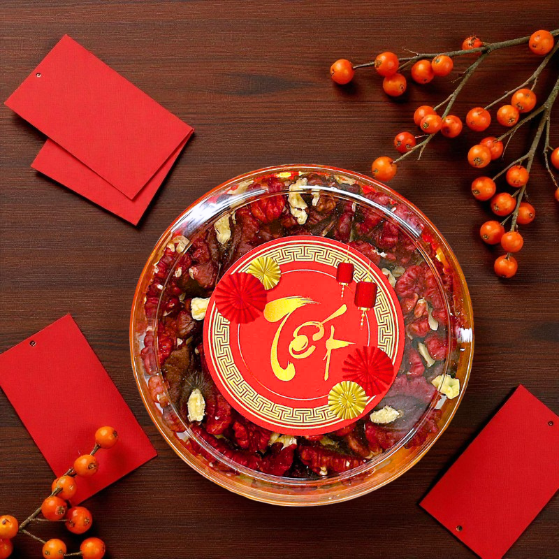 Quả Óc Chó Ruột Đỏ Tách Vỏ 230g - Hộp Tròn Nhỏ Hộp Quà Tết 2026 Quả Óc Chó Ruột Đỏ Tách Vỏ 230g - Hộp Tròn Nhỏ Hộp Quà Tết 2026