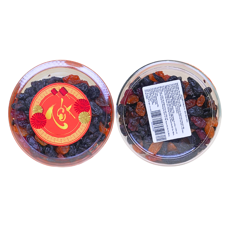 Shop sỉ nho Khô Chile 3 Màu 230g - Hộp Tròn Nhỏ Hộp Quà Tết 2026 Shop sỉ nho Khô Chile 3 Màu 230g - Hộp Tròn Nhỏ Hộp Quà Tết 2026