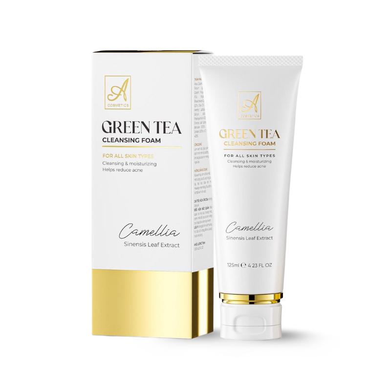 Sữa Rửa Mặt Trà Xanh A Cosmetics Phương Anh 125ml Phiên Bản Mới Sữa Rửa Mặt Trà Xanh A Cosmetics Phương Anh 125ml Phiên Bản Mới