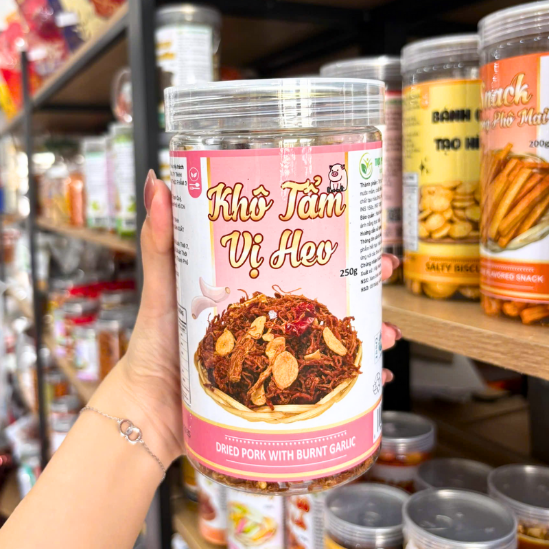 Khô Tẩm Vị Heo 250g Hộp Pet Thơm Ngon Khô Tẩm Vị Heo 250g Hộp Pet Thơm Ngon