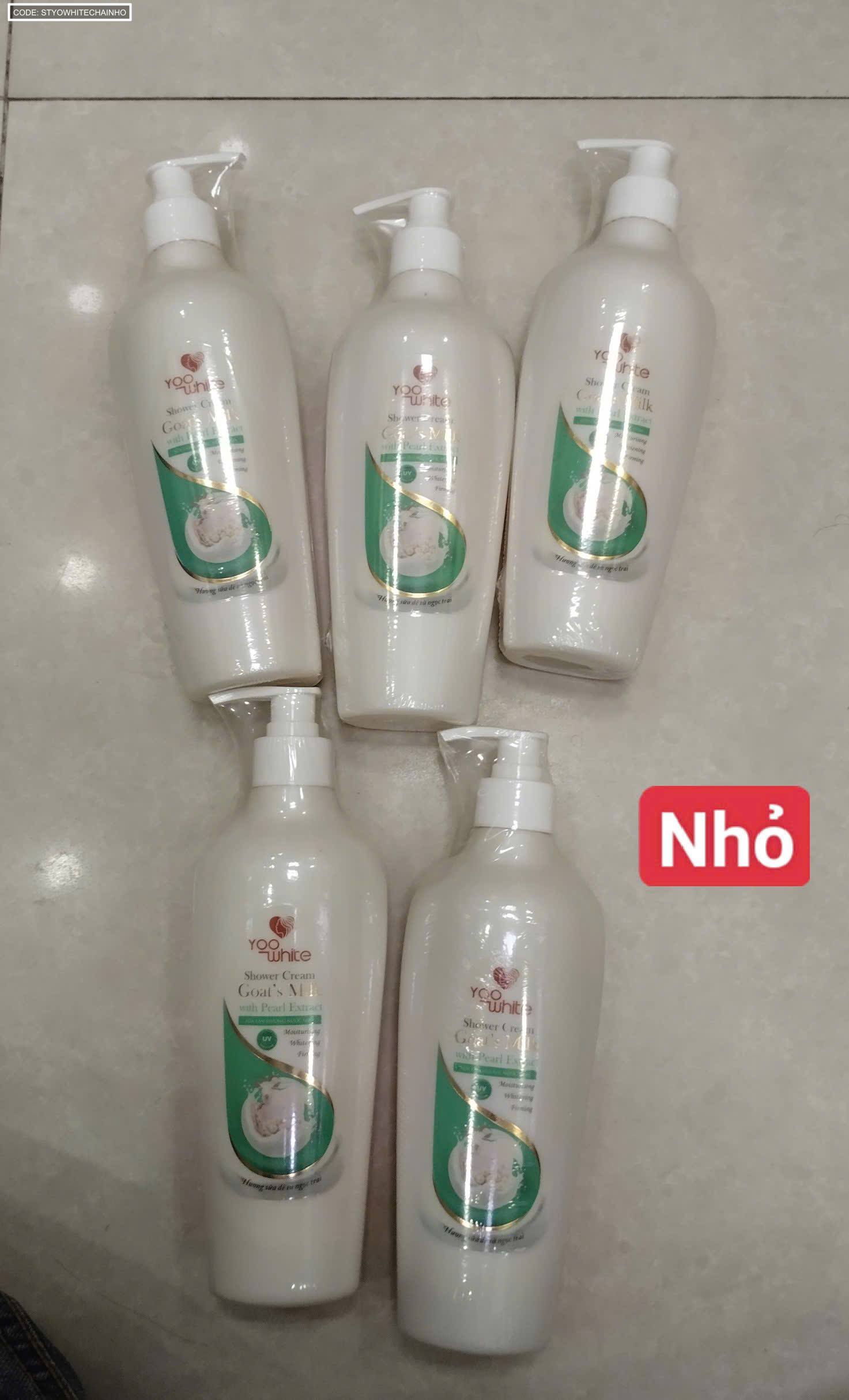 Sữa tắm Yoowhite chai nhò Sữa tắm Yoowhite chai nhò