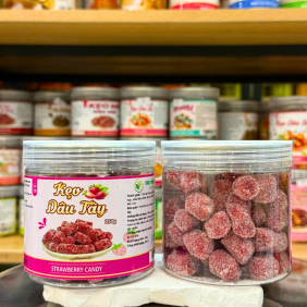 Kẹo Hương Dâu Tây Mini 250g - Hộp Pet - KHDTMHP250G