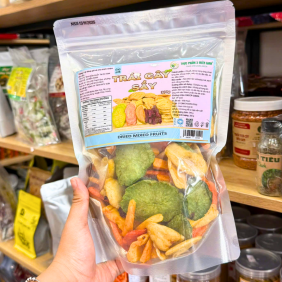 Trái Cây Thập Cẩm Sấy Giòn 300g - Túi Zip Bạc - TCSGTZB300G