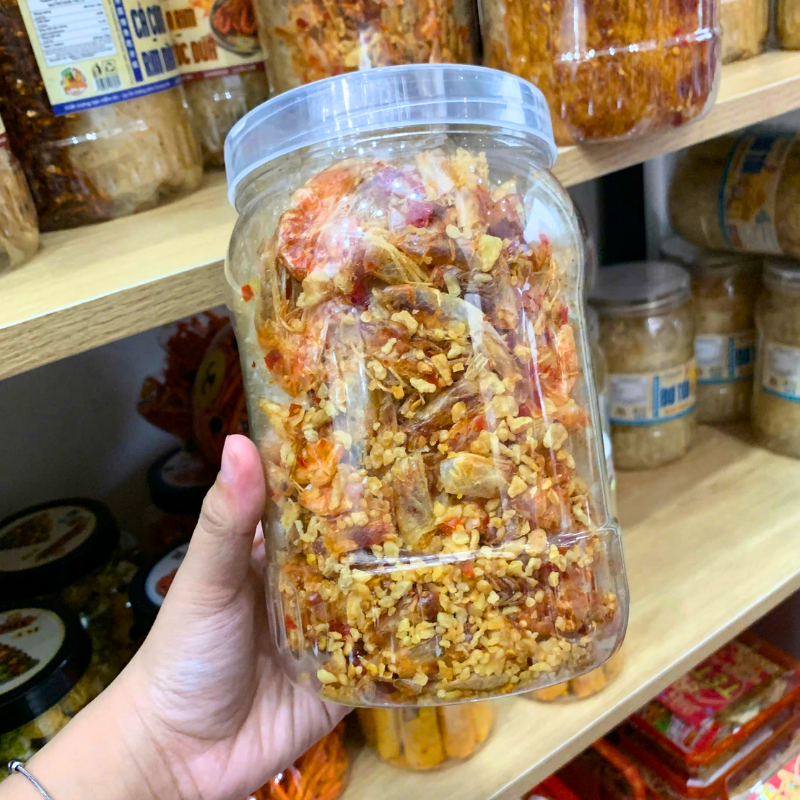 Giá sỉ bánh Tráng Tôm Rim Nước Dừa 300g - Hộp Tròn Giá sỉ bánh Tráng Tôm Rim Nước Dừa 300g - Hộp Tròn