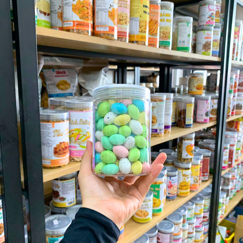 Kẹo Socola Trứng 500g - Hũ Pet Kẹo Socola Trứng 500g - Hũ Pet