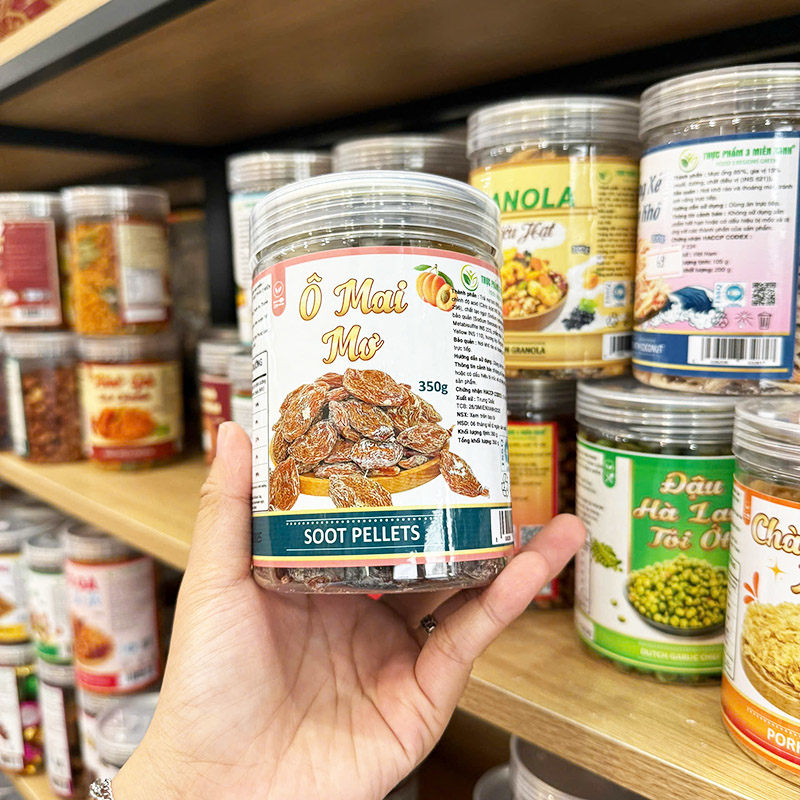 Nguồn sỉ ô Mai Mơ - Xí Muội Voi Thơm Ngon 350g - Hũ Pet Nguồn sỉ ô Mai Mơ - Xí Muội Voi Thơm Ngon 350g - Hũ Pet