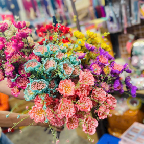 Combo 10 Cành HOA GẠO XỐP Nhiều Màu ( 10 Cành) - COMBO10CNHHOA