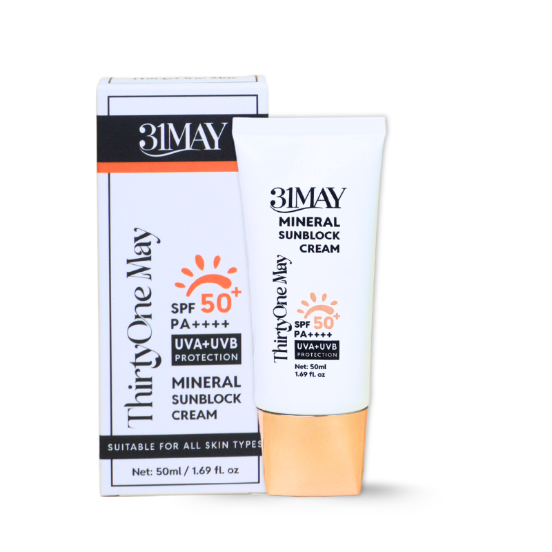 Kem Chống Nắng 31 May Mineral Sunblock Cream SPF50+ PA++++ 50ml Kem Chống Nắng 31 May Mineral Sunblock Cream SPF50+ PA++++ 50ml