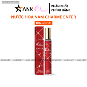 Nước Hoa Charme Enter Mùi Nam 10ml - Hương Thơm Nam Tính Cuốn Hút - 8936194698339