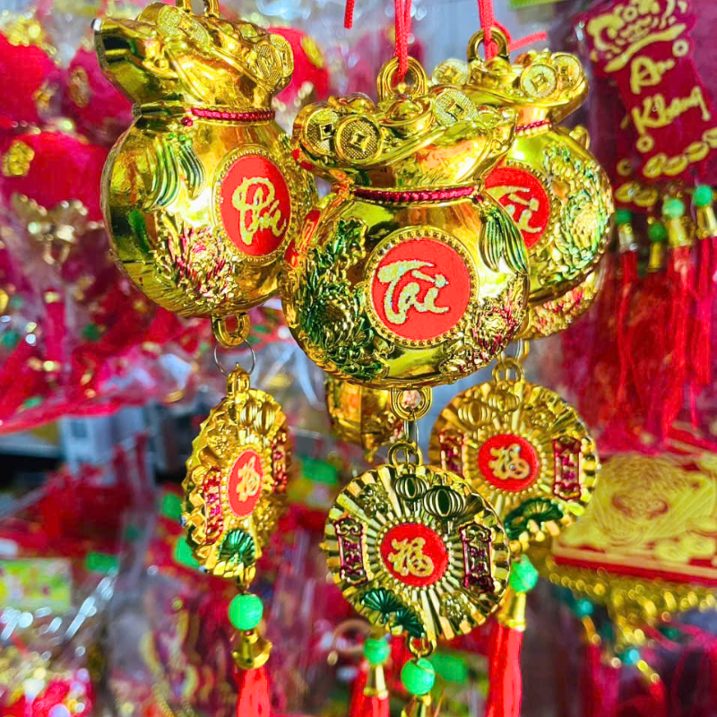 Shop sỉ set 10 Dây Liễn Túi Tiền Treo Trang Trí Tết Nhà Cửa Shop sỉ set 10 Dây Liễn Túi Tiền Treo Trang Trí Tết Nhà Cửa