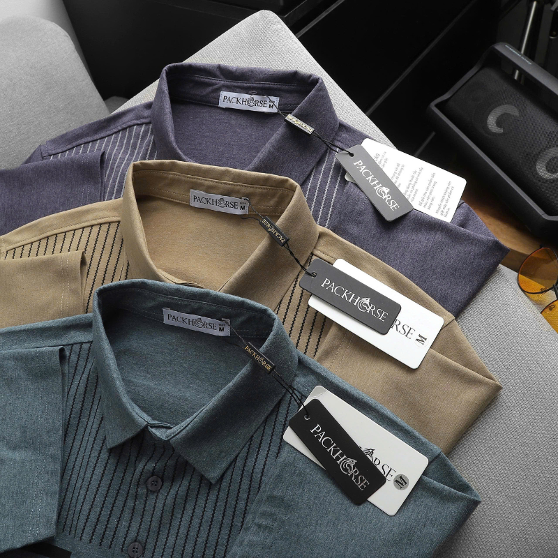 27602_6_20251211174944.png Áo Thun Nam Polo - Áo Thun Cổ Bẻ Nam Phối Sọc Có Túi Trước Ngực Sang Trọng Có Big Size - CS295