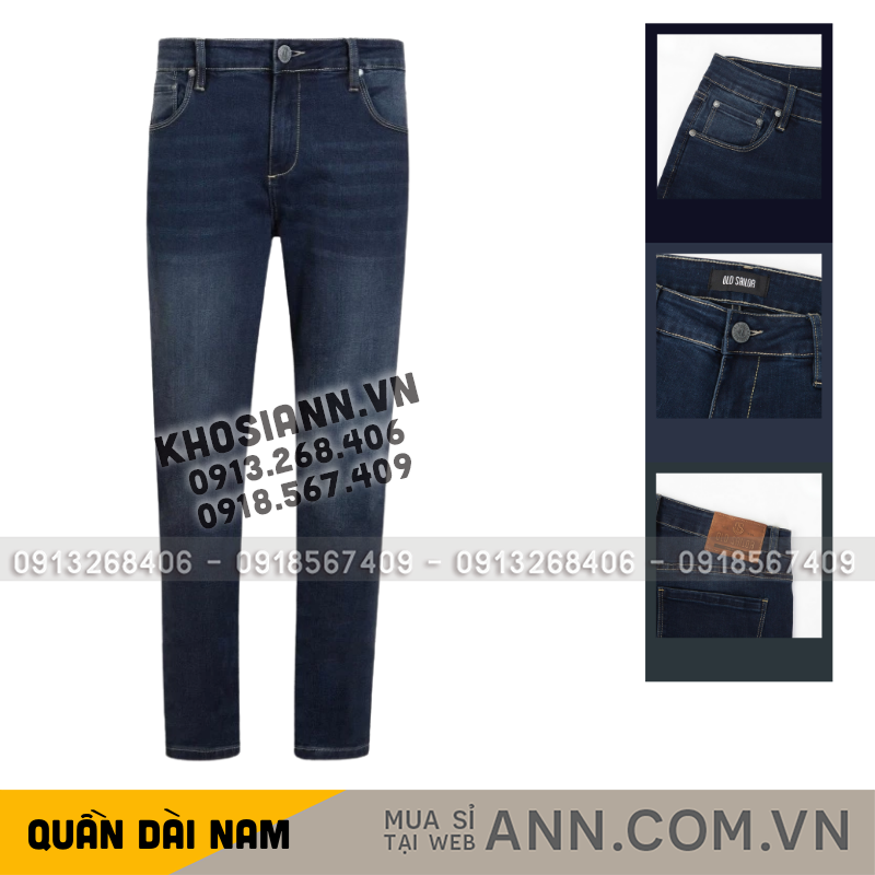 27632_129_20251213101427.png Quần Jean Nam Dài Form Slim-fit Old Sailor - 7276 - QB458