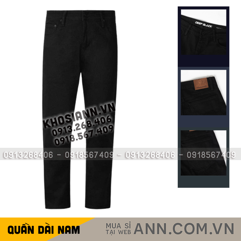 27634_150_20251213103405.png Quần Jean Dài Nam Form Slim-fit Old Sailor - 7356 - QB460