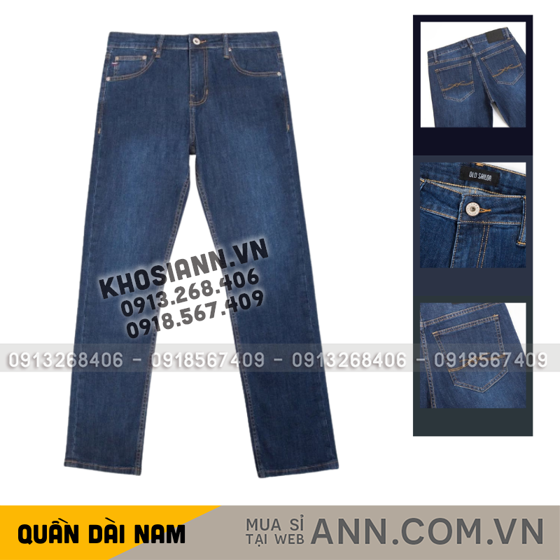 27638_203_20251213120736.png Quần Jean Dài Nam Form Slim-fit Old Sailor - 7116 - QB464