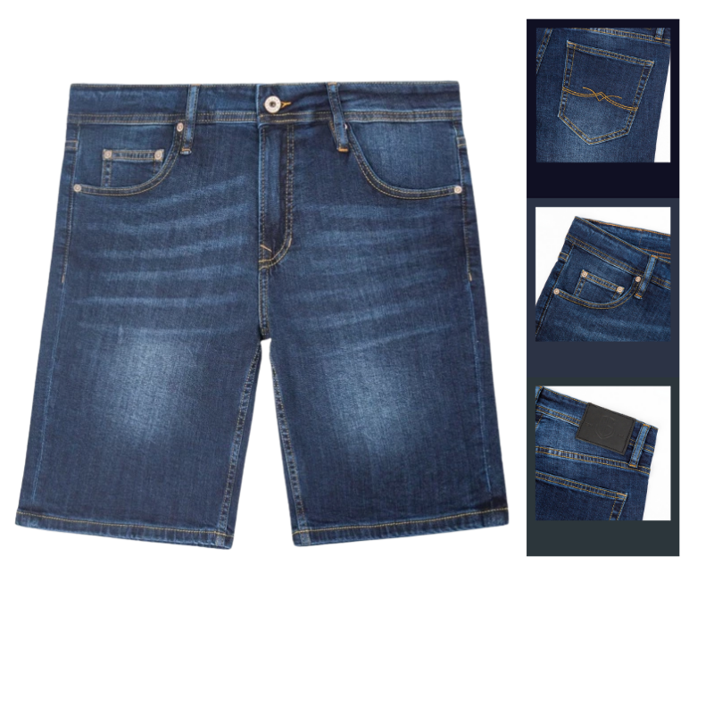27639_212_20251213122033.png Quần Jean Short Nam Form Slim-fit Old Sailor - 7014 - QB465