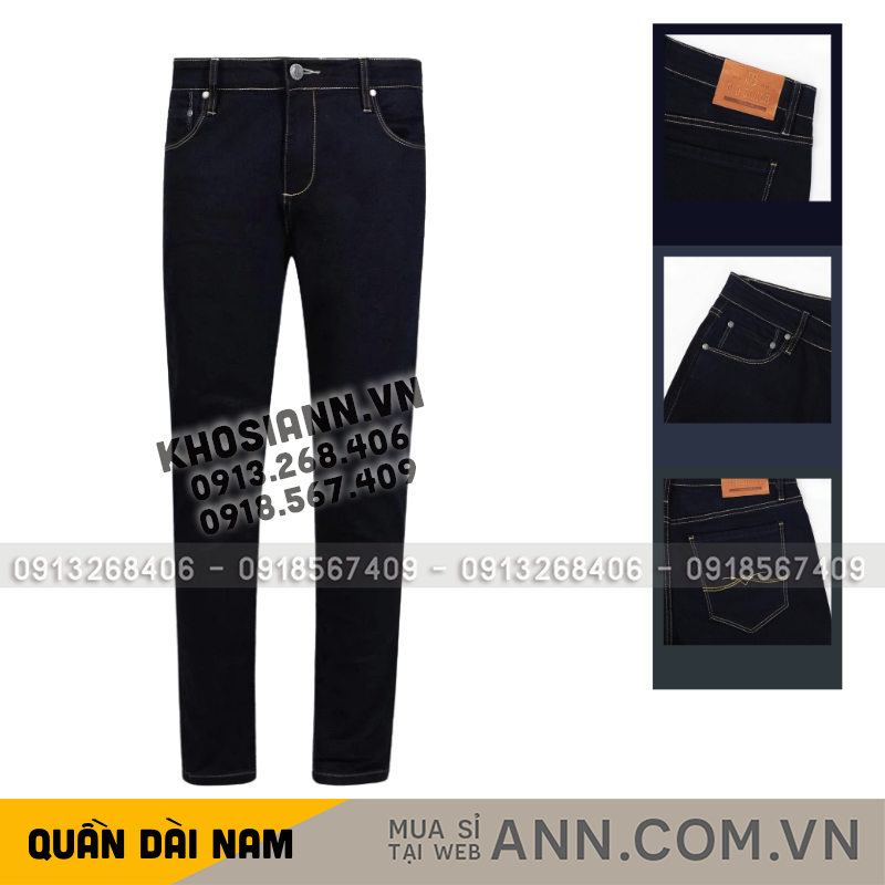 27641_129_20251213142825.png Quần Jean Dài Nam Form Slim-fit Old Sailor - 7278 - QB467