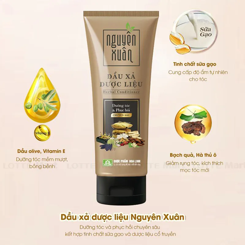 Dầu Xả Dược Liệu Nguyên Xuân Giúp Nuôi Dưỡng Tóc 150ml