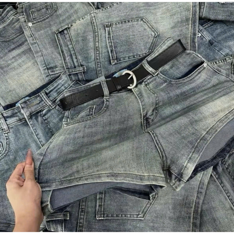 27654_117_20251215114128.png Quần Short Jean Nữ Không Co Giãn Đứng Form Chuẩn - QG294