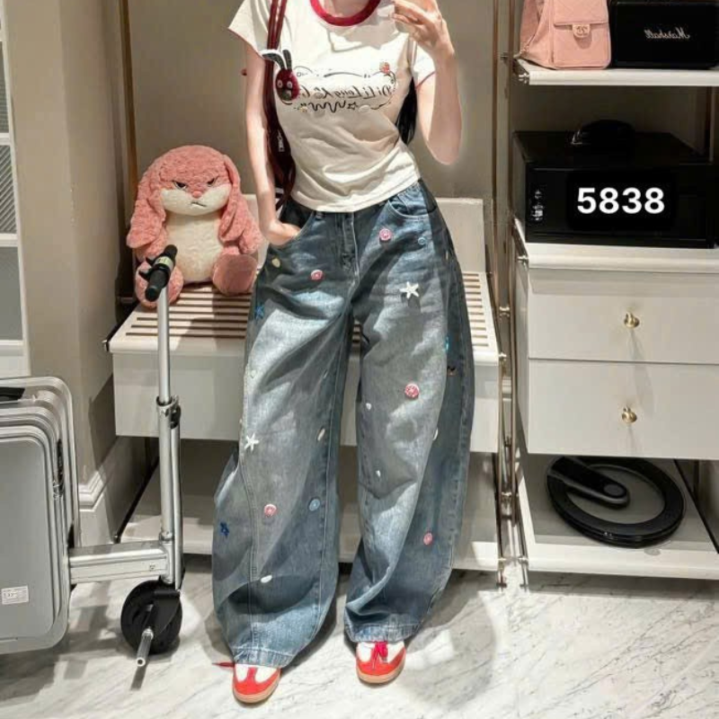 27662_174_20251215170229.png Quần Thụng Jeans Nữ Thêu Ngôi Sao Vải Dày Mềm Không Co Giãn - QG298